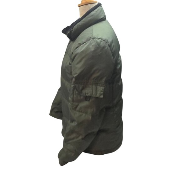 VTG Eddie Bauer Womens Goose Down Jacket Green Size S Winter Coat - Picture 6 of 11